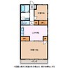長丘タウンハウス 2LDKの間取り