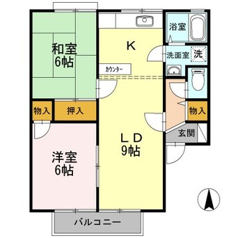 間取図 グレイスタウンII Ａ