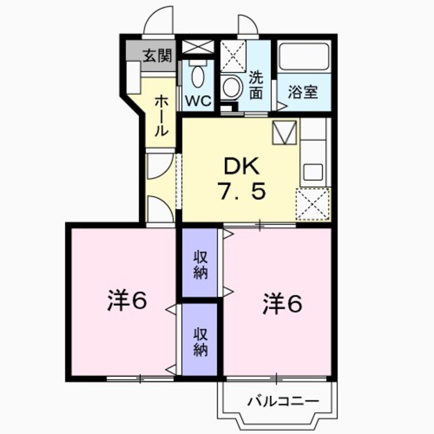 間取図 カーサ２０００