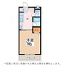 サザンクロス 1Kの間取り
