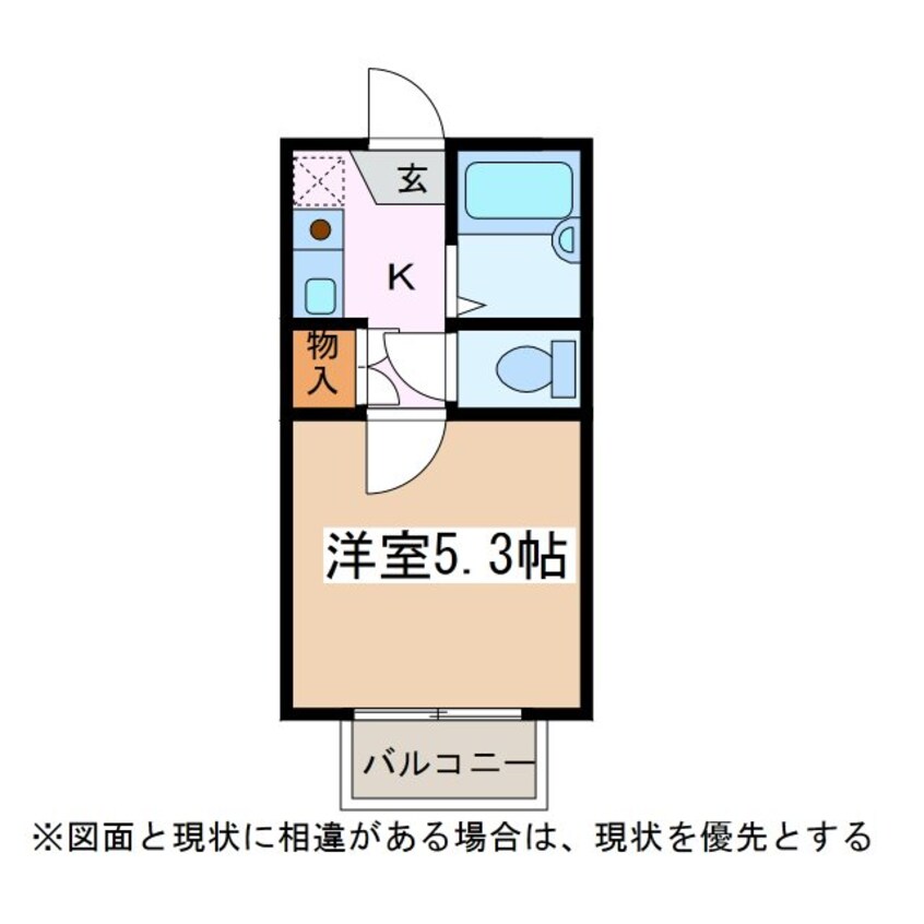 間取図 シャトレー渚