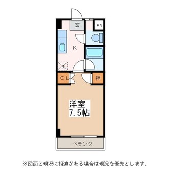 間取図 セントラルコーポウッズ城山