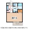 グリーンヒルズ･永田 1Kの間取り