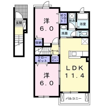 間取図 セジュール・フェリシテ