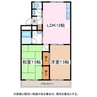 シェトワＮ 2LDKの間取り