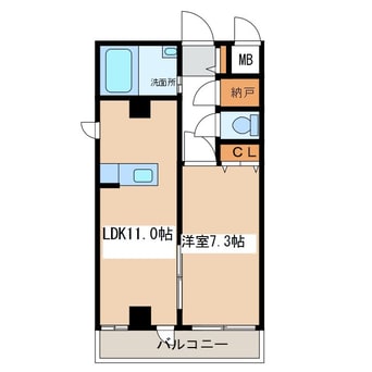 間取図 セリシア蟻ヶ崎