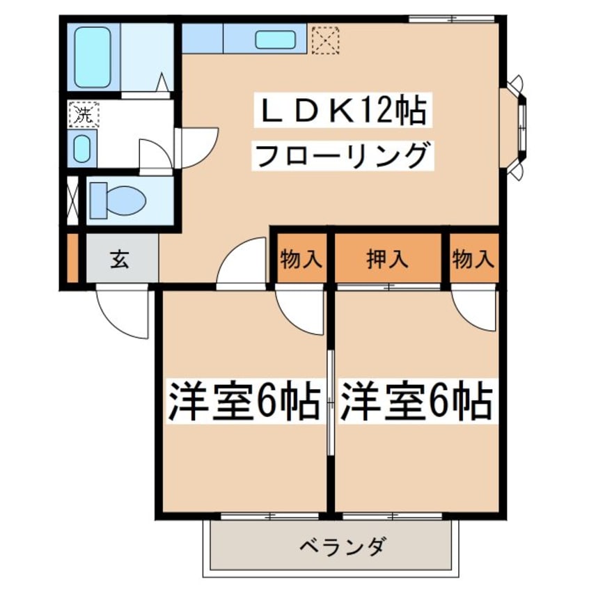 間取図 モクハウスタウンＢ