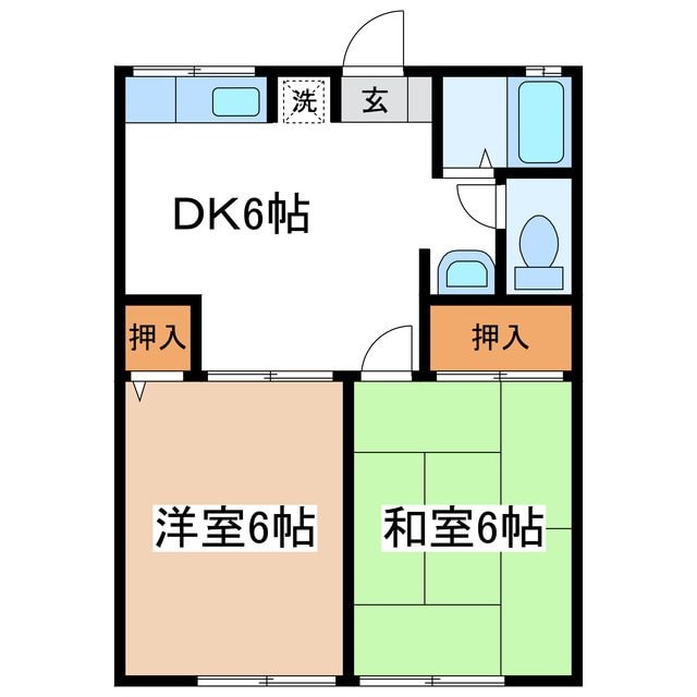 間取り図 シティハイムカミヤ