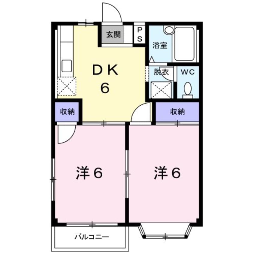 間取図 サンクス筑摩野