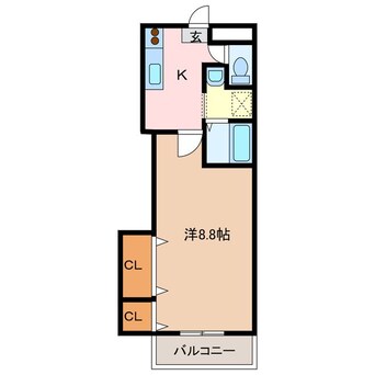 間取図 ブレインマンション・K5