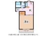 メイキッス開智 1Kの間取り