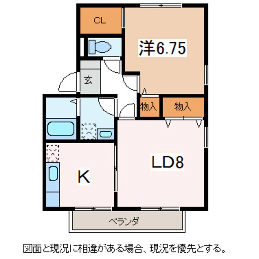 間取図 エミネンスＢ