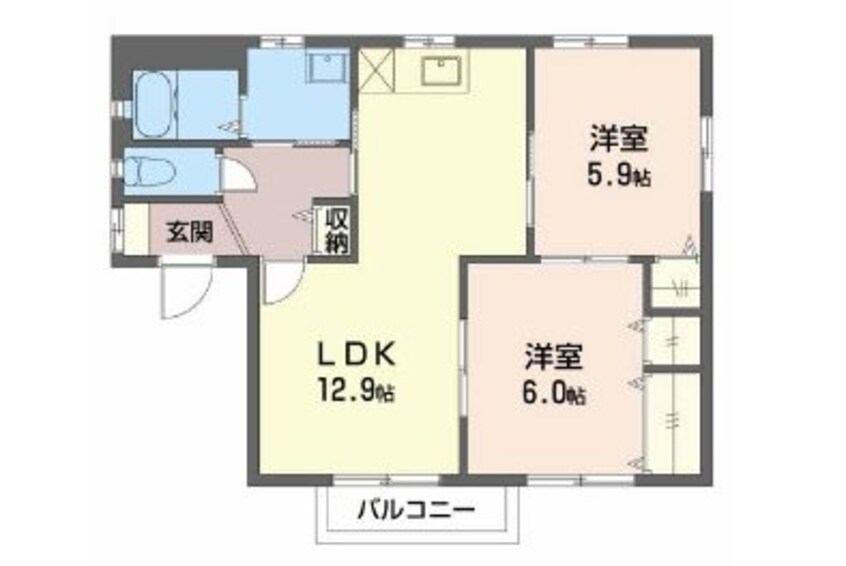 間取図 シャルマン イトウ