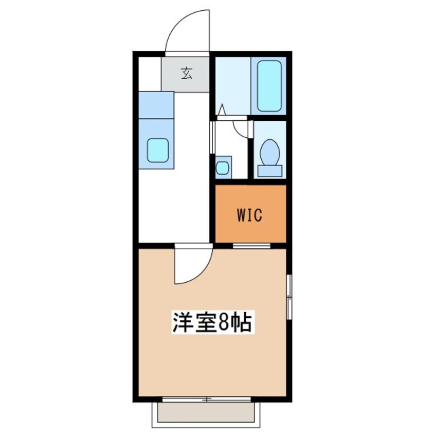 間取図 フォーエバー吉澤Ｂ