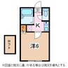 パレスコート渚 1Kの間取り