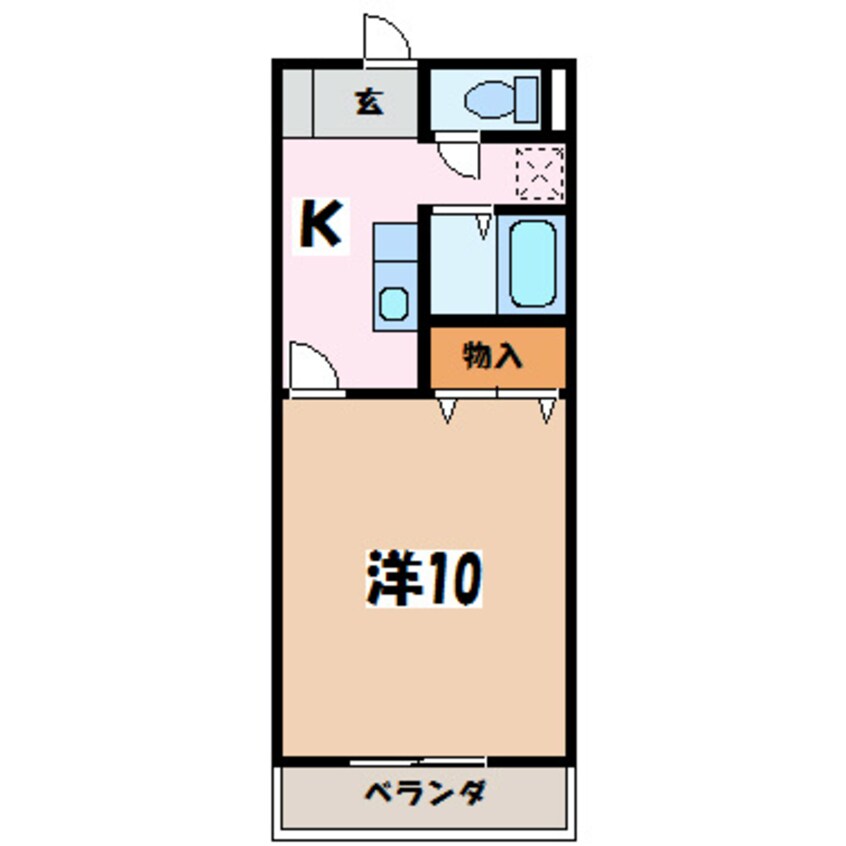 間取図 リトルベア並柳