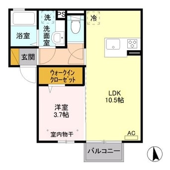 間取図 シャンフルールA