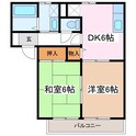 エスポアールBの間取図