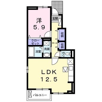 間取図 ヌーベル　オーブ