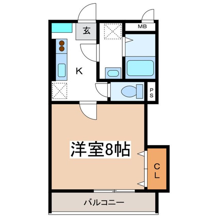 間取図 マリーン・ラ・セーヌ