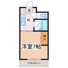 コーポ高宮 1Kの間取り