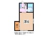 水汲ハイツ 1Kの間取り