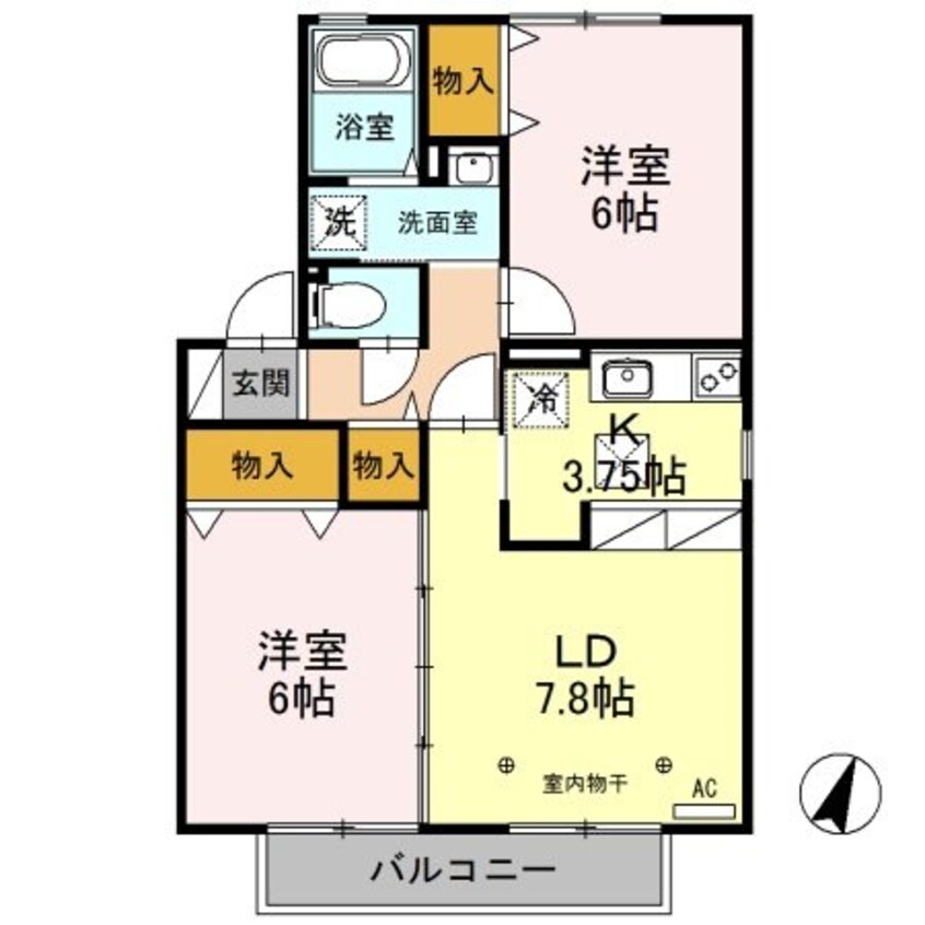 間取図 ミサトハイツ