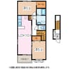 クリングラン 2LDKの間取り