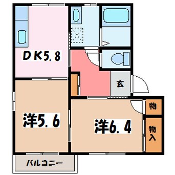 間取図 タウンプレミールC棟