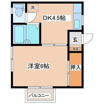 間取図 メープル大友