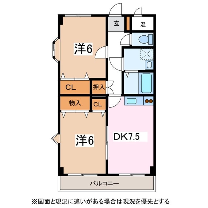 間取図 プリマベーラ島内