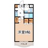 クロワール白板 1Kの間取り