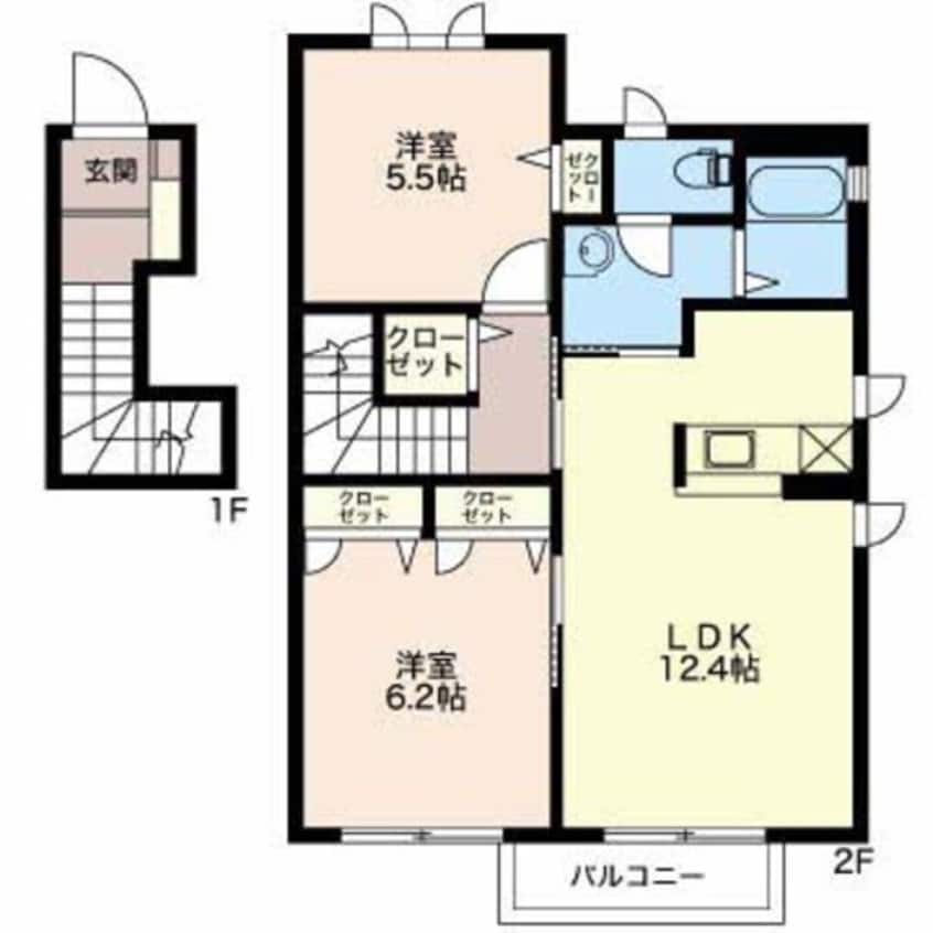 間取図 ビューラーはるかB
