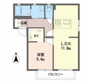 間取図 フォンテーヌ東B棟