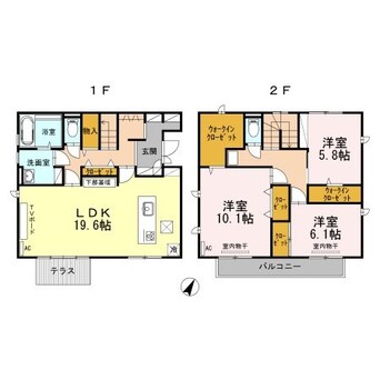 間取図 林様貸住宅