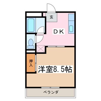 間取図 クロックパレス