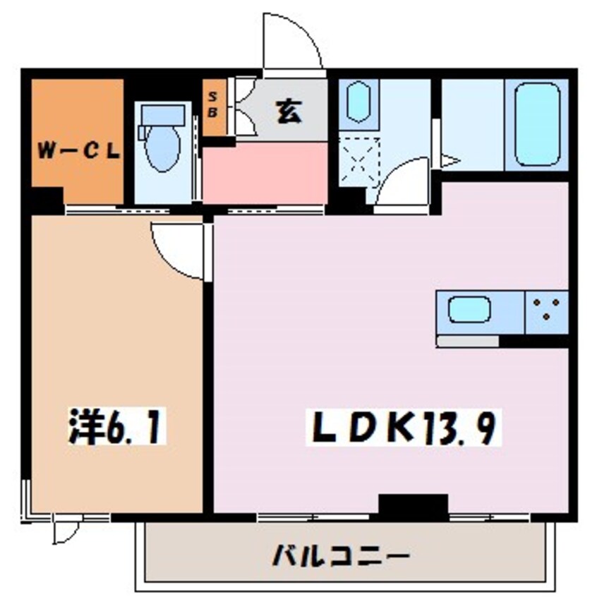 間取図 カーサ　プランドール　III