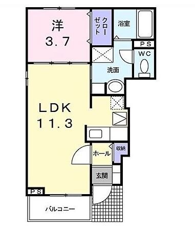 間取り図 メゾン・ソレイユ