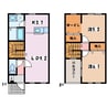 エンブレイス 2LDKの間取り