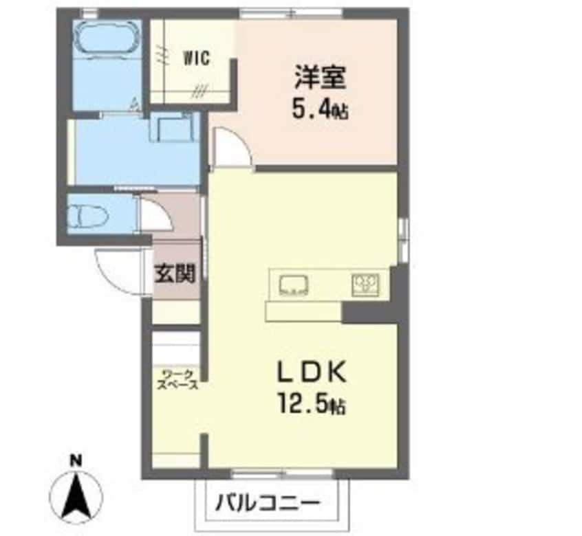 間取図 コーポサツキA