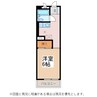 山﨑ビル 1Kの間取り