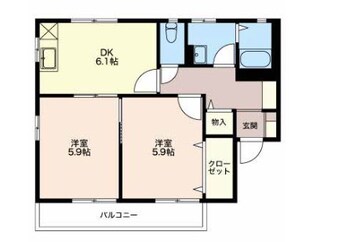 間取図 ディアスエコール