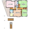 県の森戸建 3LDK+Sの間取り