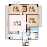 ガーデンハイツ松本本庄706 3LDKの間取り