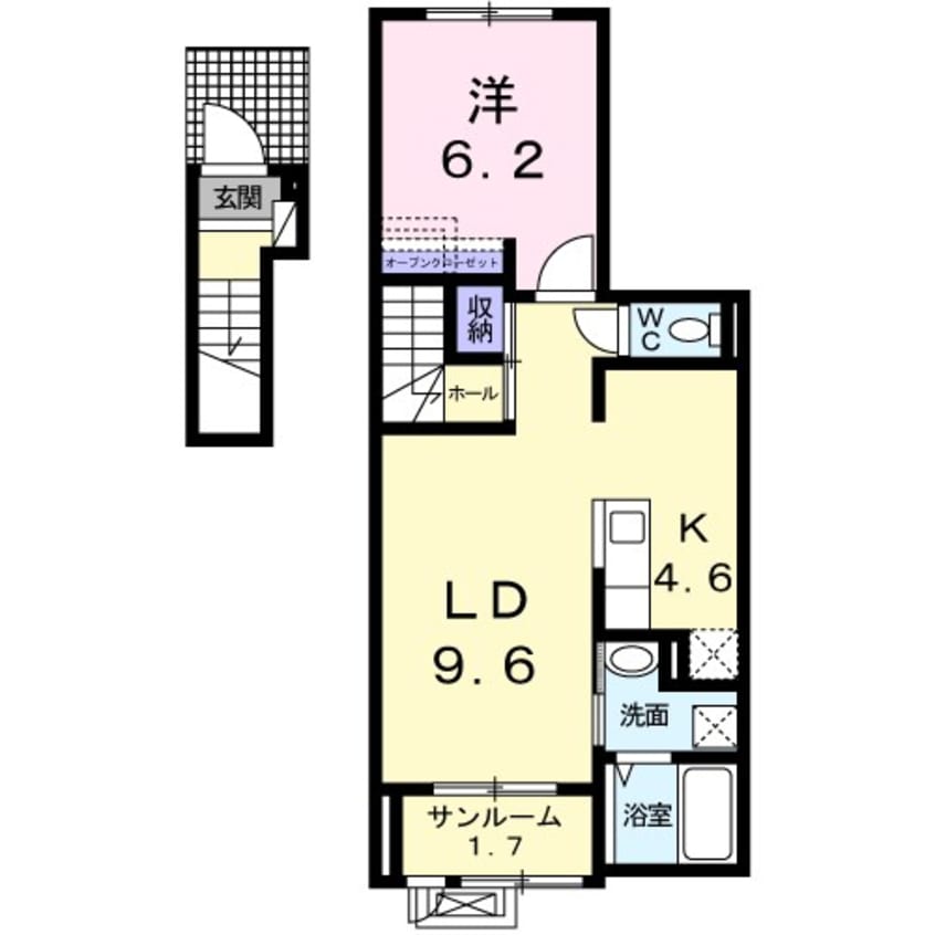 間取図 ダイヤモンドムーン