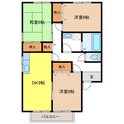 グラース関の間取図