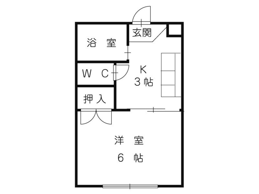 間取図 グランジュール北深志