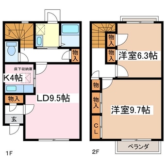間取図 Branche Logement Ｃ