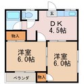 サンビュー波田の間取図