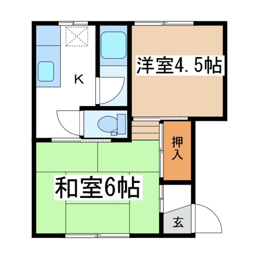 間取図 フォーブル吉江